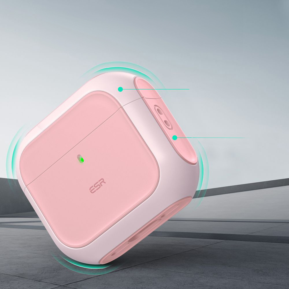 Etui ESR Orbit HaloLock MagSafe do Apple AirPods 4, różowe